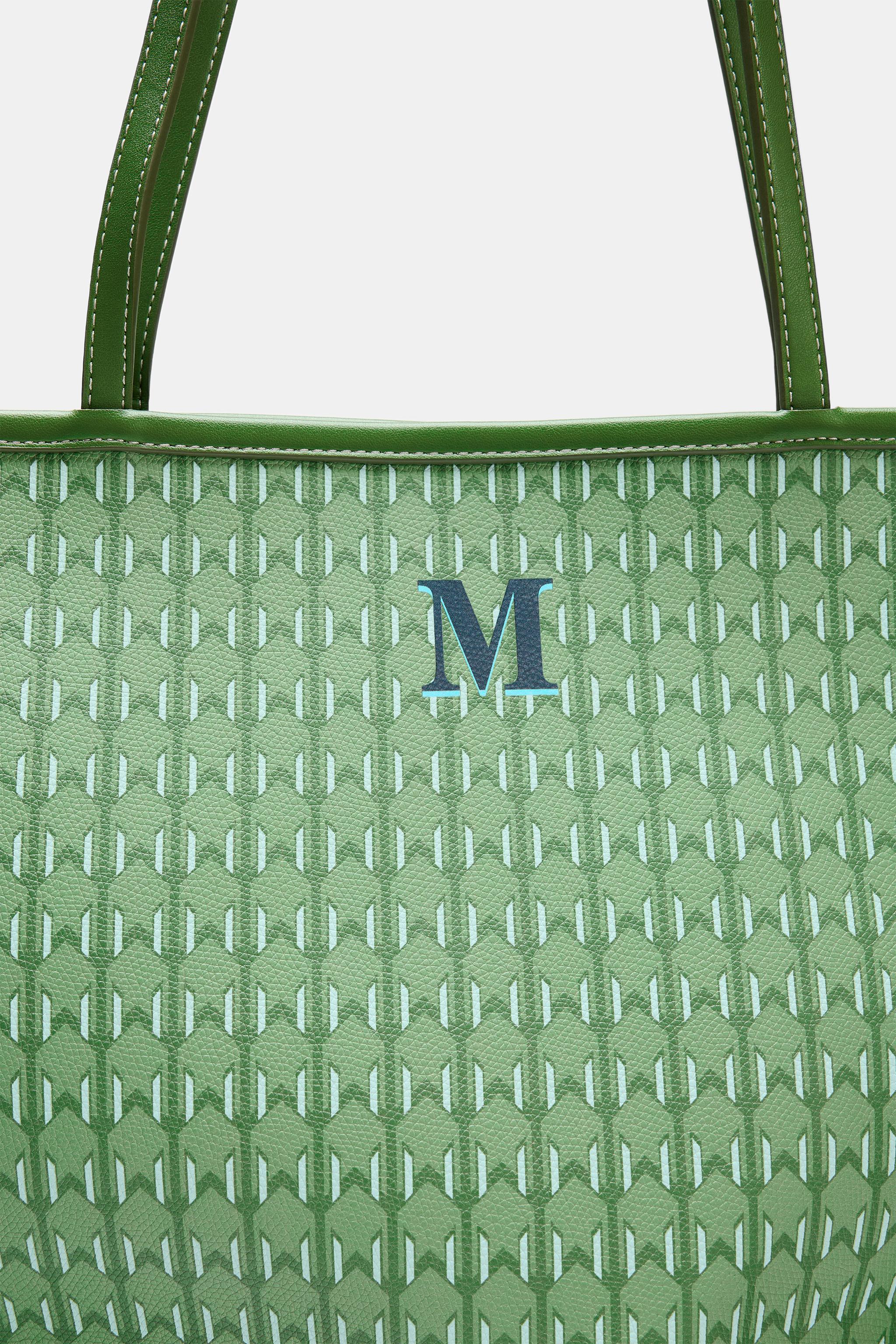 PRINTED SHOPPER SHOULDER BAG